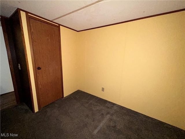 unfurnished room with carpet floors