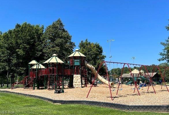 view of jungle gym