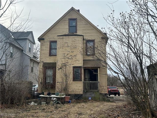 view of back of house