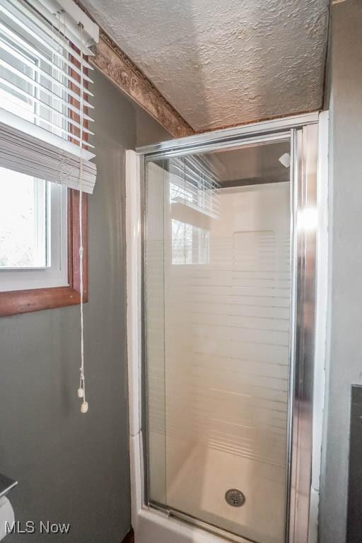 bathroom with an enclosed shower