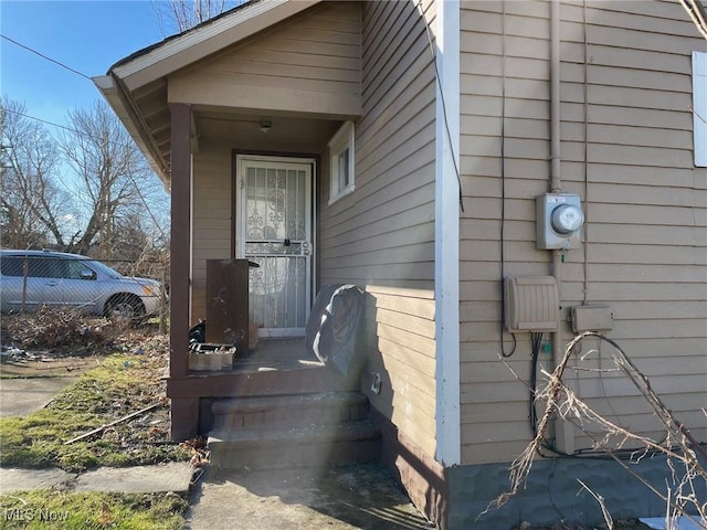 view of entrance to property