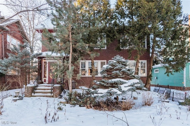 view of front of home