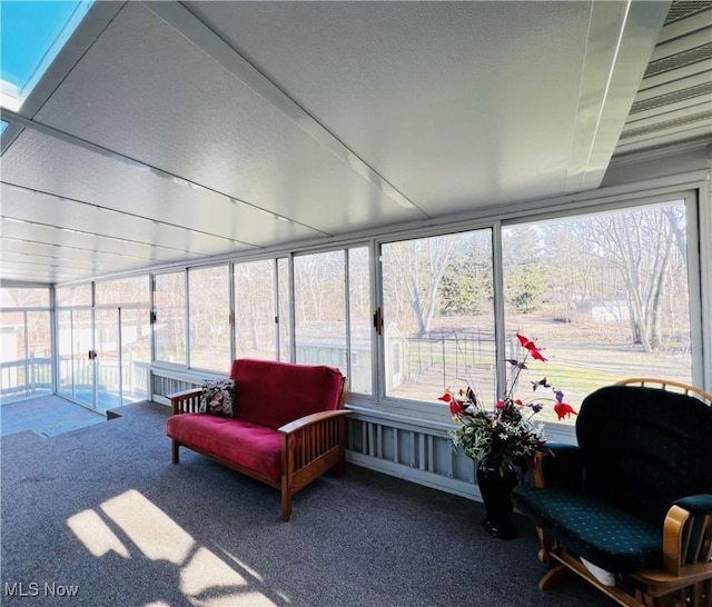 sunroom with a healthy amount of sunlight