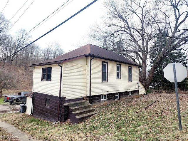 view of property exterior