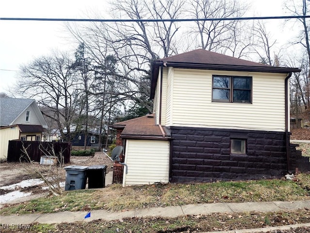 view of side of home