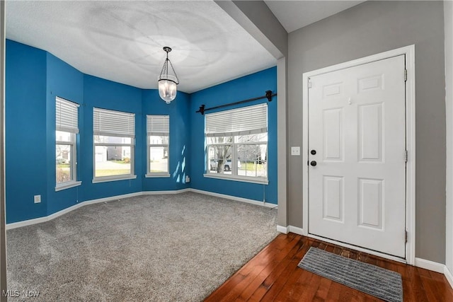 entryway featuring dark hardwood / wood-style floors