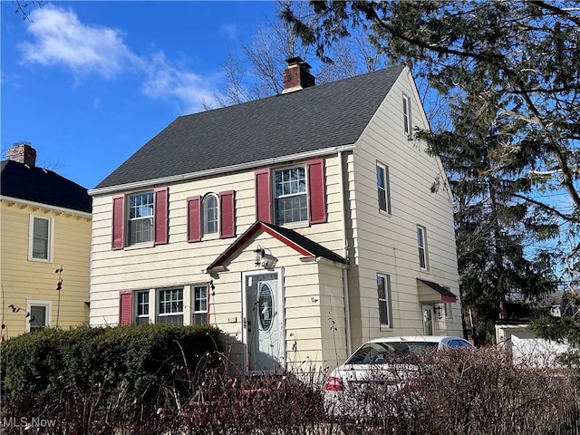 view of colonial inspired home