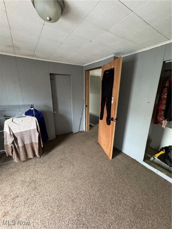 unfurnished bedroom with carpet