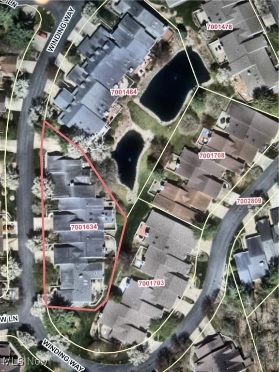 721 Winding Way, Akron, OH 44313 - aerial map of property and surrounding area