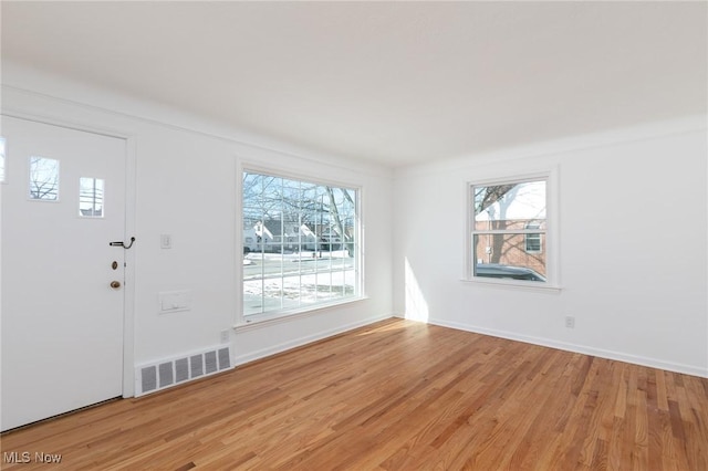 entrance foyer featuring hardwood / wood-style floors