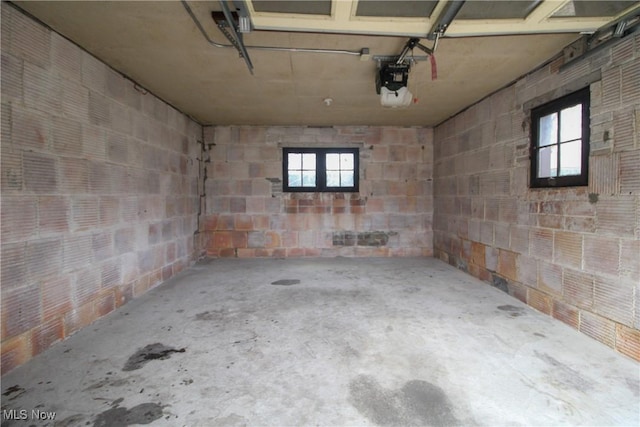 basement featuring a wealth of natural light