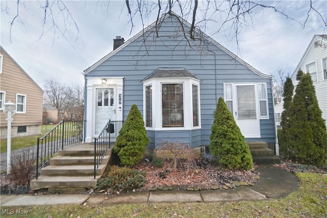 view of bungalow