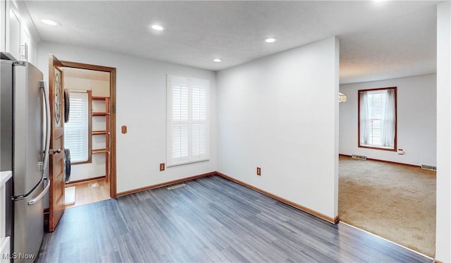 interior space with wood-type flooring