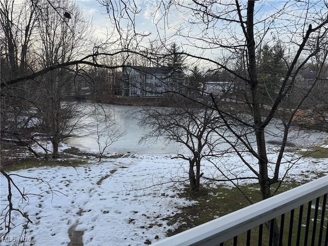 view of water feature