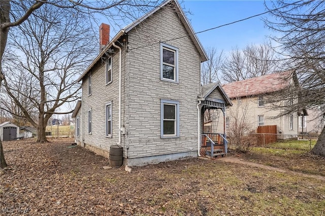 view of rear view of house