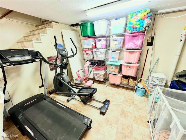 view of exercise room