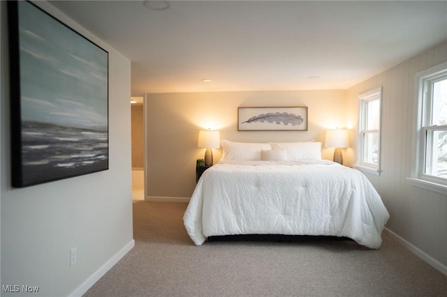 bedroom featuring carpet floors