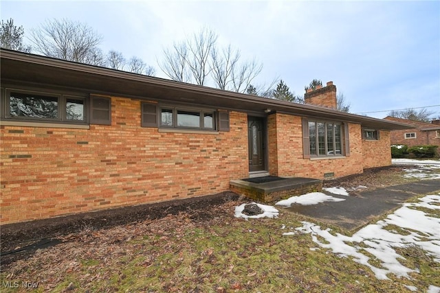 view of ranch-style home