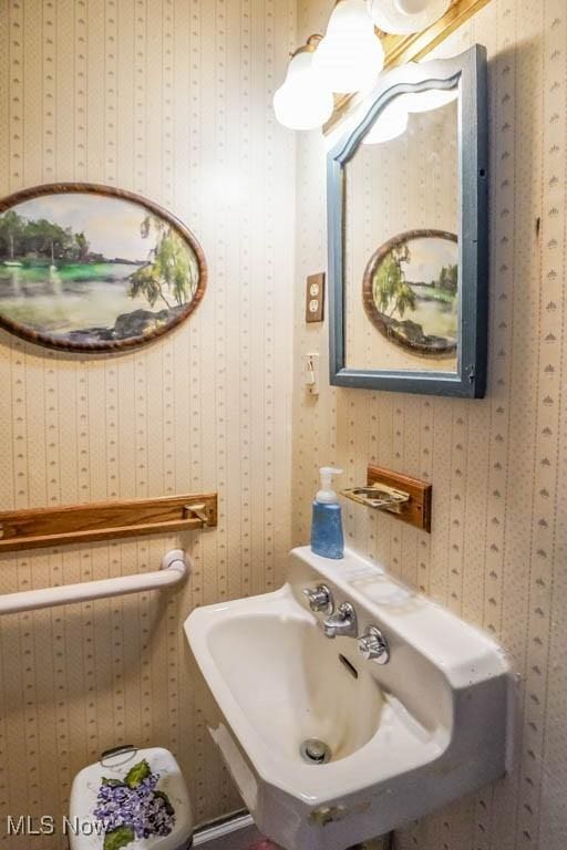 bathroom featuring sink