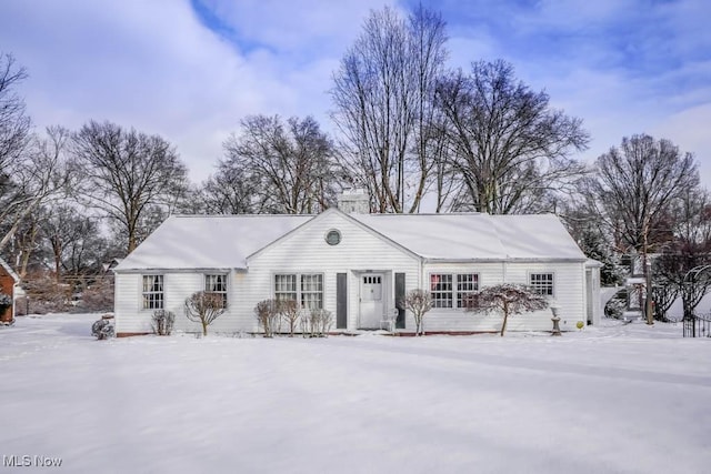 view of ranch-style home