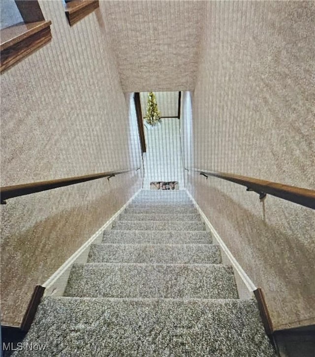 stairs with carpet