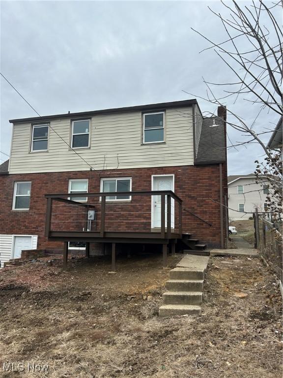 view of rear view of house