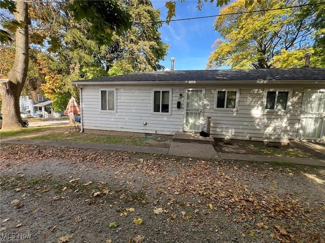 view of front of home