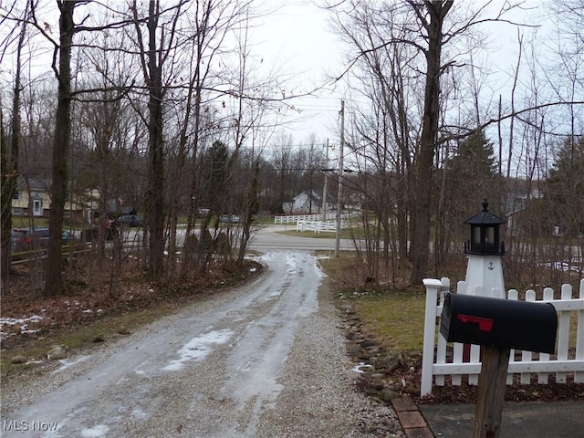 view of road