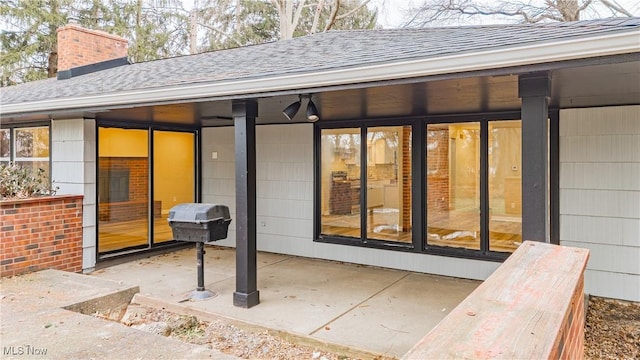 exterior space with a patio area