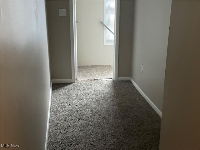 corridor with carpet