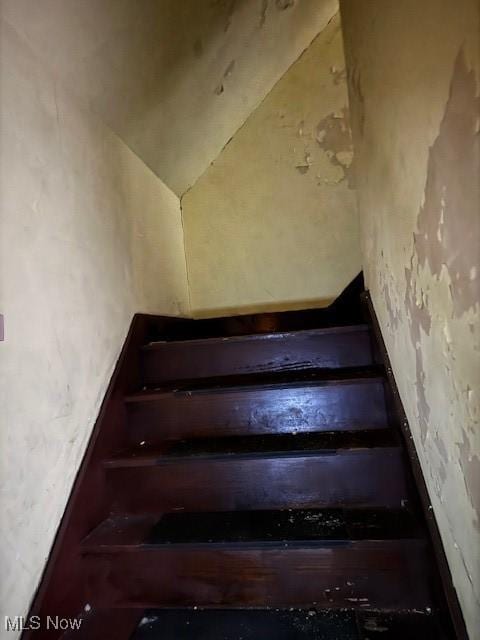 view of staircase