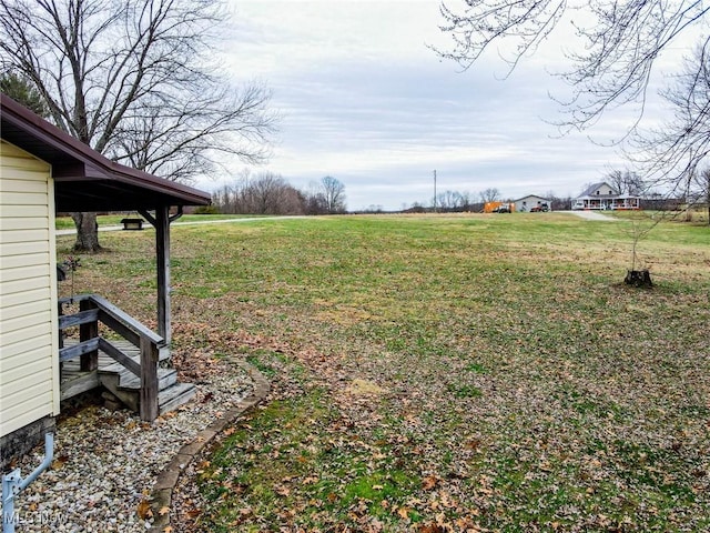 view of yard