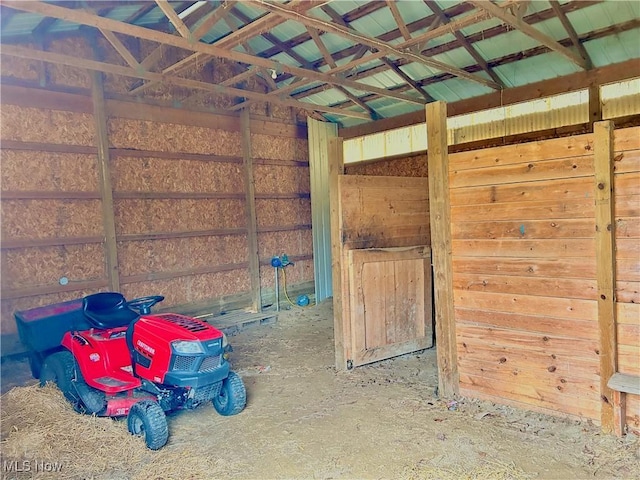 view of stable