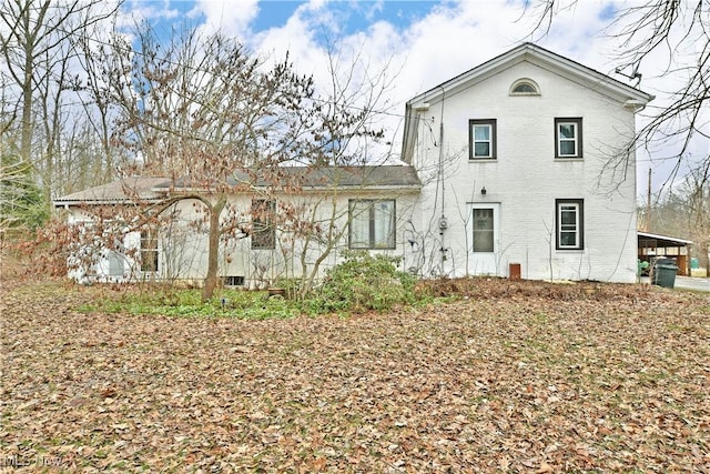 view of rear view of house