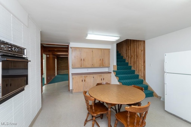 view of dining area