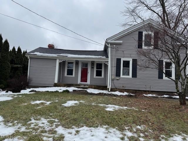 view of front of home