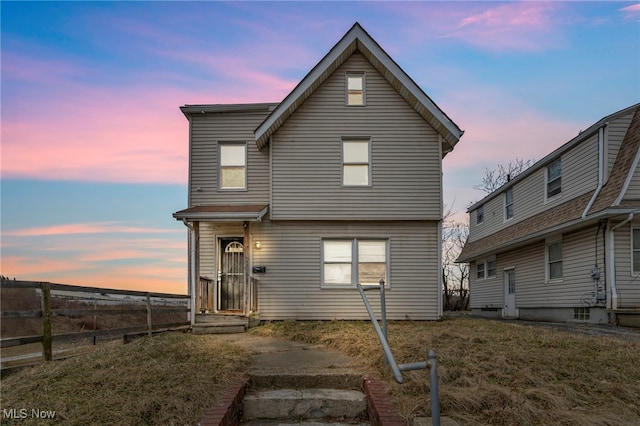 view of front of property