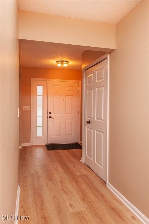 interior space featuring light hardwood / wood-style flooring