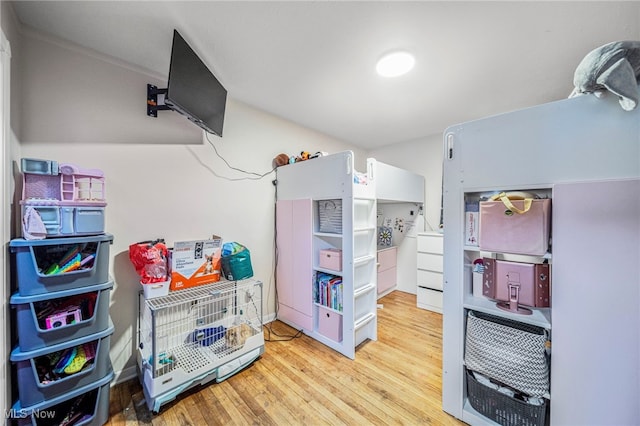 interior space featuring hardwood / wood-style floors