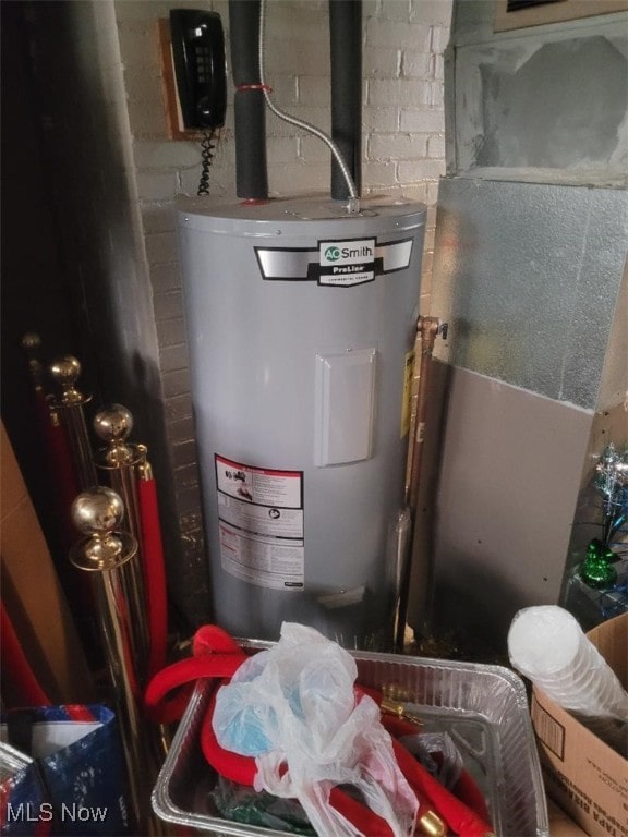 utilities featuring water heater