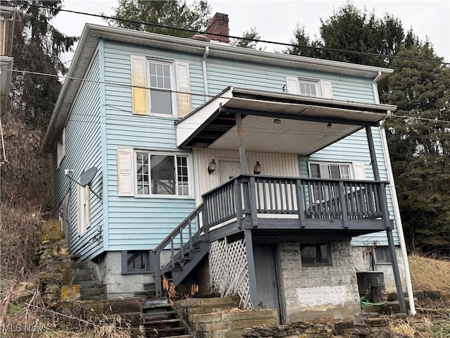 view of rear view of house