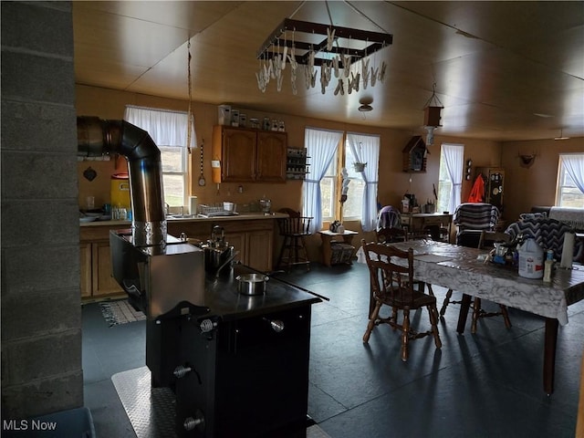 view of dining area