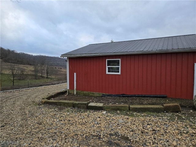 view of outbuilding