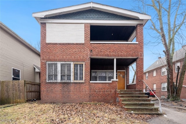 view of front of property