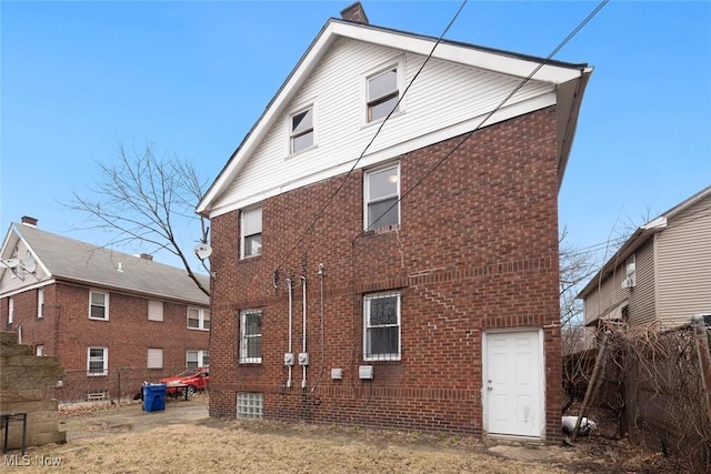 view of back of property