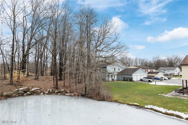 view of front of house with a front yard