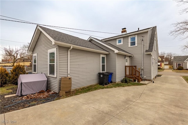 view of rear view of property