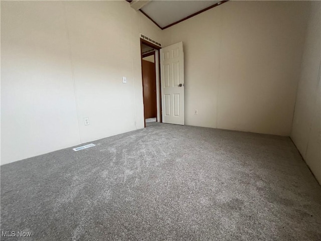 unfurnished room with carpet flooring