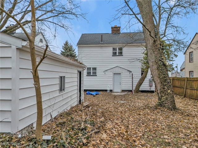 view of rear view of house