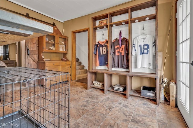 view of mudroom